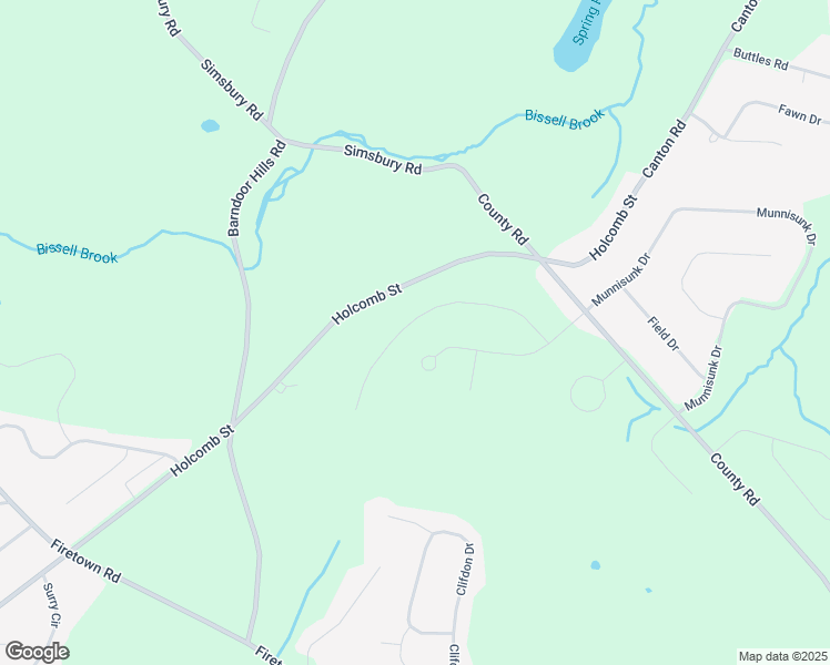 map of restaurants, bars, coffee shops, grocery stores, and more near 27 Windham Drive in Simsbury