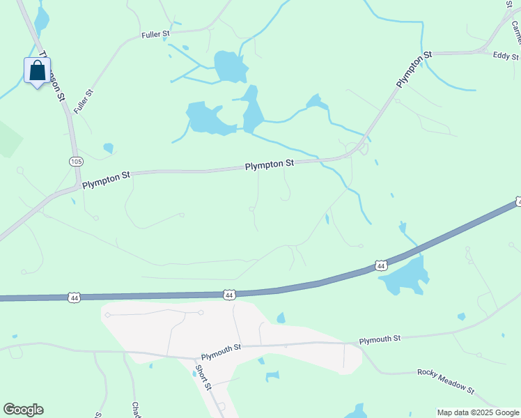 map of restaurants, bars, coffee shops, grocery stores, and more near 22 Londonderry Lane in Middleborough