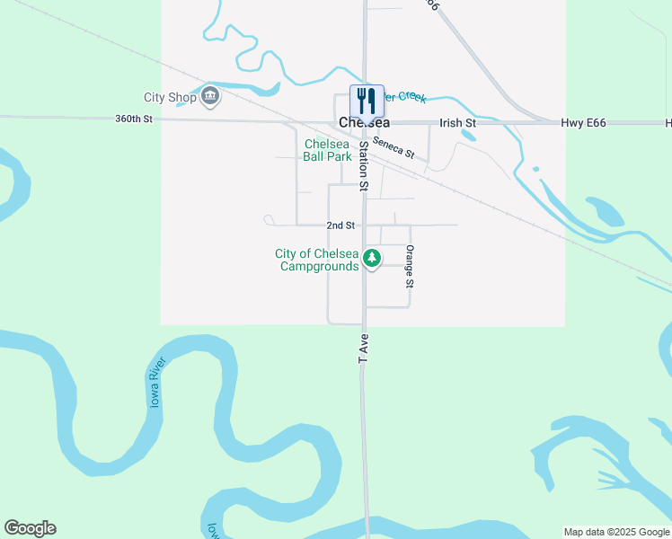 map of restaurants, bars, coffee shops, grocery stores, and more near 101-401 Olive Street in Chelsea
