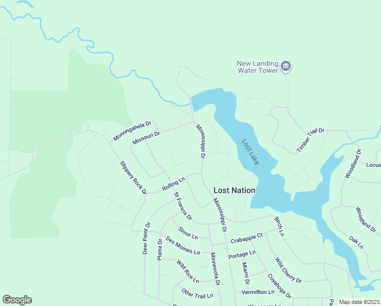 map of restaurants, bars, coffee shops, grocery stores, and more near 705 Mississippi Drive in Dixon