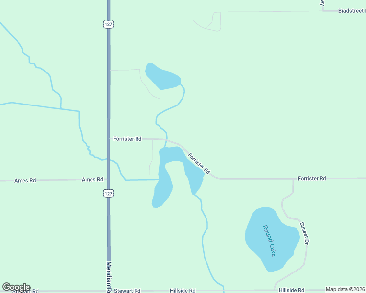 map of restaurants, bars, coffee shops, grocery stores, and more near 18800 Forrister Road in Hudson