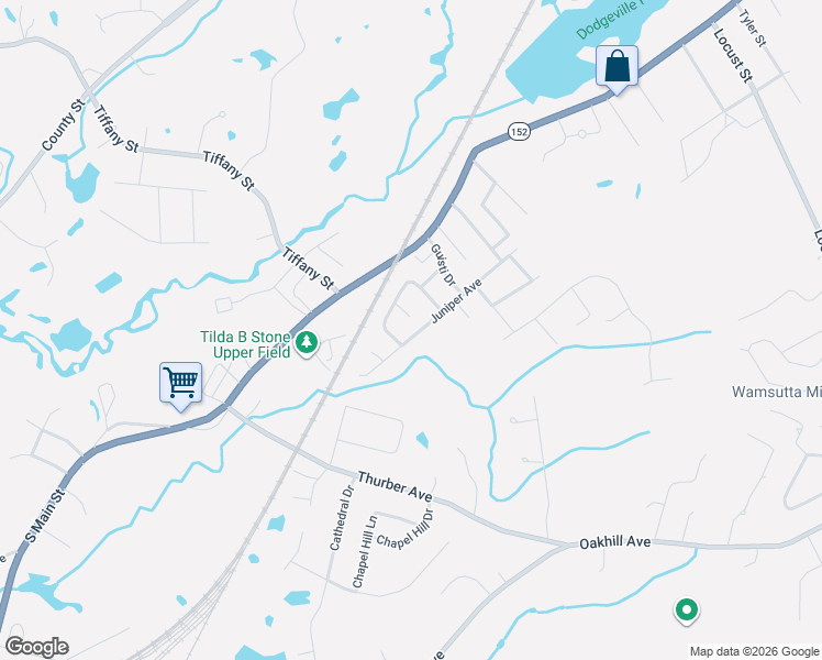 map of restaurants, bars, coffee shops, grocery stores, and more near 10 Follett Street in Attleboro
