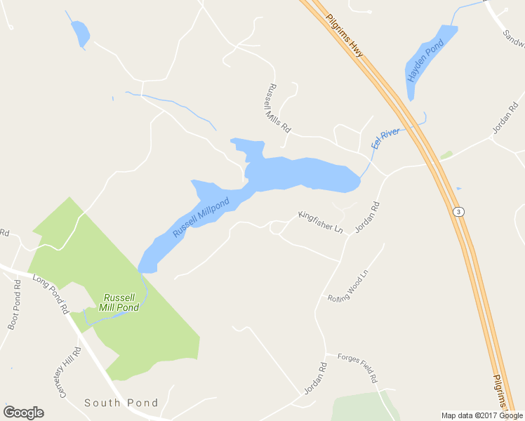 map of restaurants, bars, coffee shops, grocery stores, and more near 55 Kingfisher Lane in Plymouth