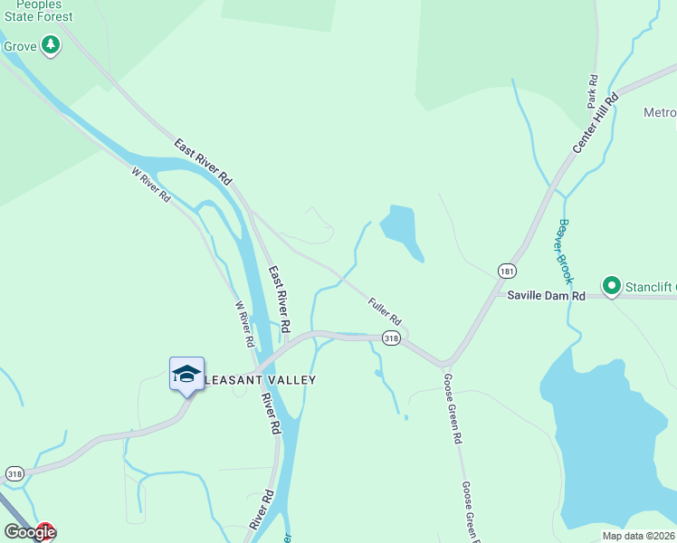 map of restaurants, bars, coffee shops, grocery stores, and more near 28 Fuller Road in Barkhamsted