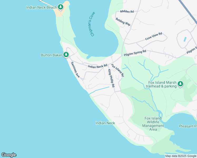 map of restaurants, bars, coffee shops, grocery stores, and more near 81 Willy's Way in Wellfleet