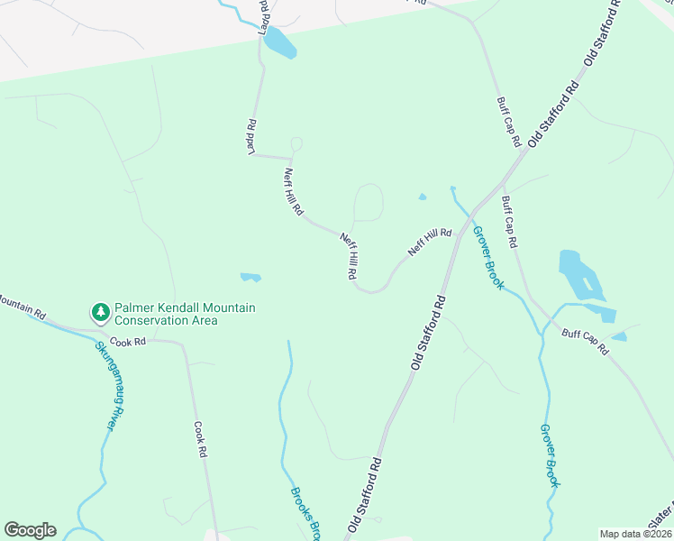 map of restaurants, bars, coffee shops, grocery stores, and more near 77 Neff Hill Road in Tolland