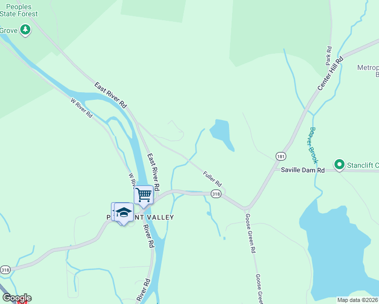map of restaurants, bars, coffee shops, grocery stores, and more near 28 Fuller Road in Barkhamsted