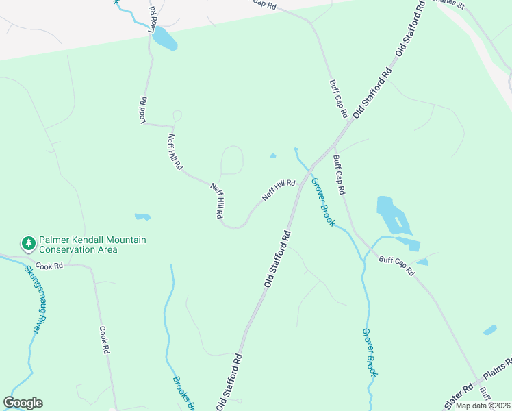 map of restaurants, bars, coffee shops, grocery stores, and more near 32 Neff Hill Road in Tolland