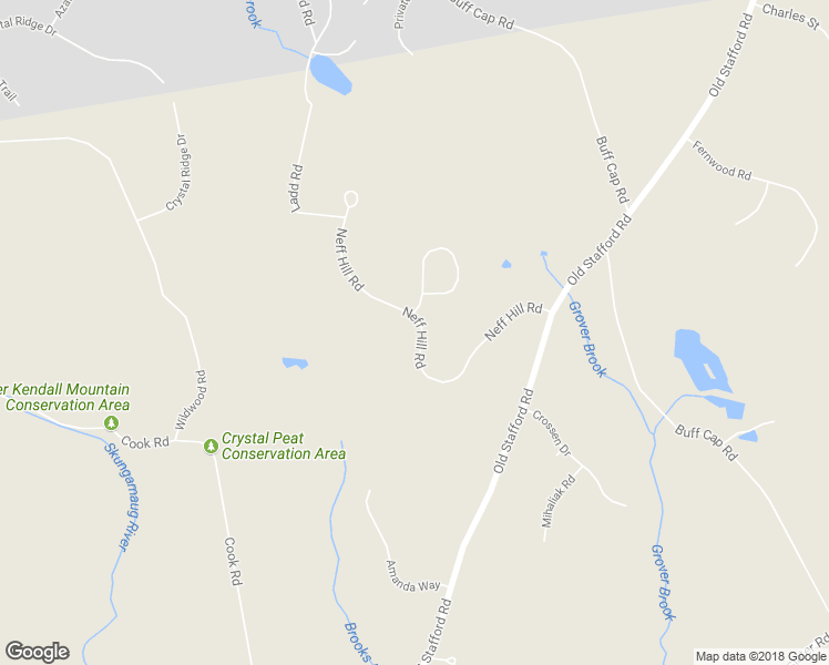 map of restaurants, bars, coffee shops, grocery stores, and more near 85 Neff Hill Road in Tolland