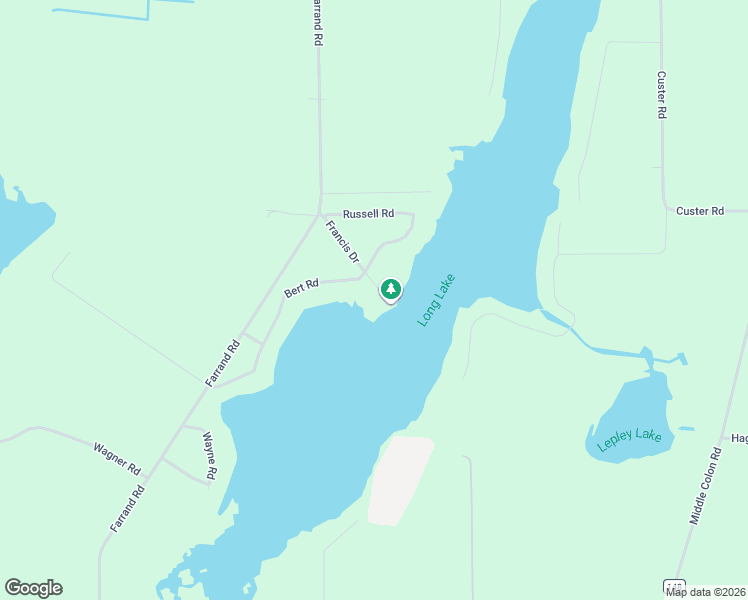 map of restaurants, bars, coffee shops, grocery stores, and more near 60651 Bert Road in Colon