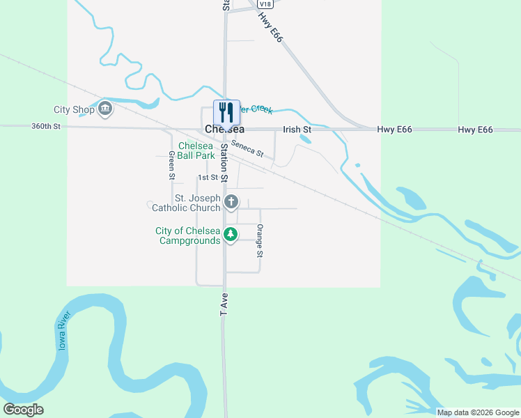 map of restaurants, bars, coffee shops, grocery stores, and more near 247 Broad Street in Chelsea