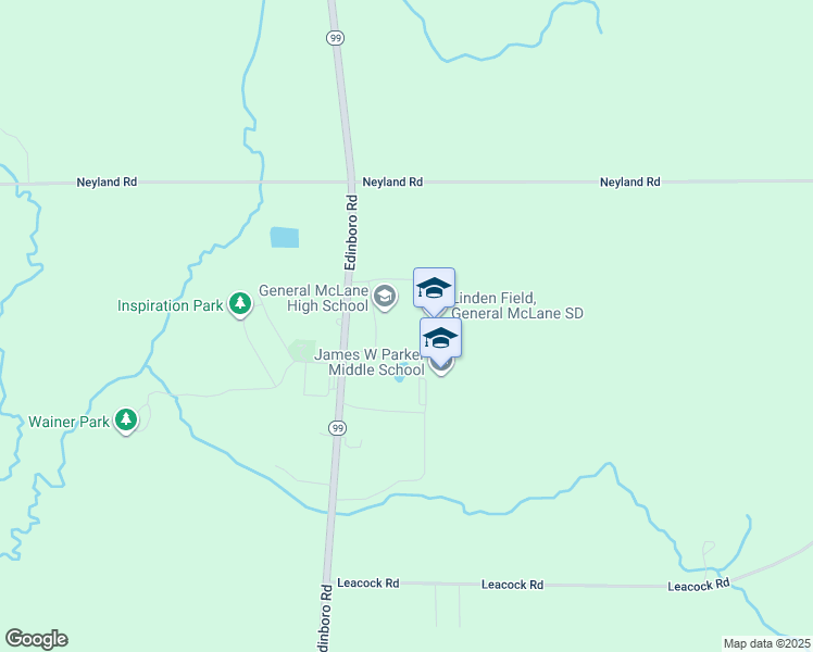 map of restaurants, bars, coffee shops, grocery stores, and more near 11781 Edinboro Road in Edinboro