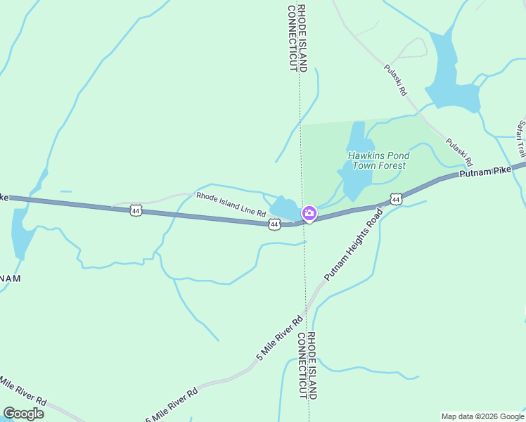 map of restaurants, bars, coffee shops, grocery stores, and more near 108-198 Rhode Island Line Road in Putnam