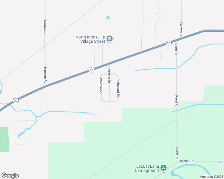 map of restaurants, bars, coffee shops, grocery stores, and more near 6991 Fairview Drive in Conneaut