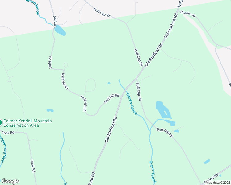 map of restaurants, bars, coffee shops, grocery stores, and more near 8 Neff Hill Road in Tolland