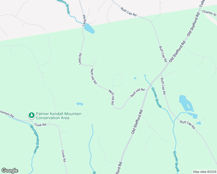 map of restaurants, bars, coffee shops, grocery stores, and more near 85 Neff Hill Road in Tolland
