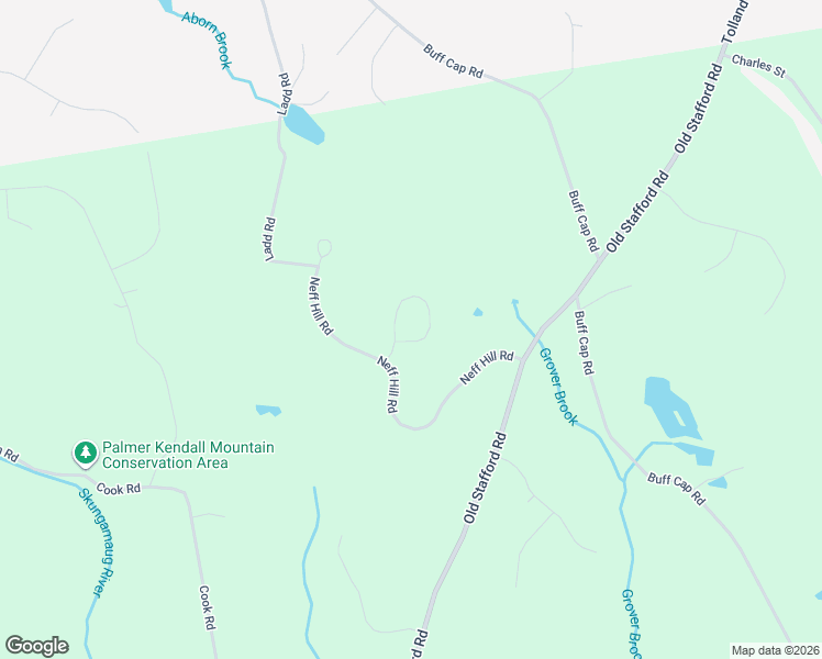 map of restaurants, bars, coffee shops, grocery stores, and more near 84 Neff Hill Road in Tolland