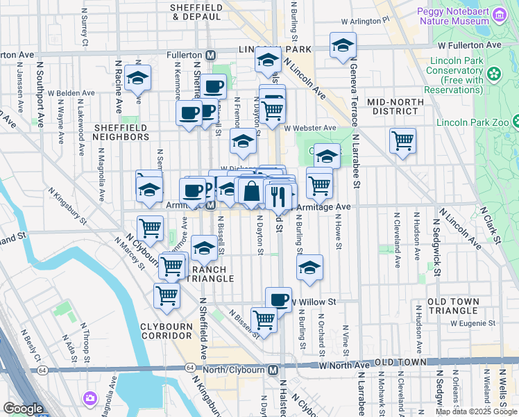 W Armitage Ave & N Dayton St, Chicago IL Walk Score