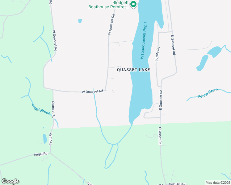 map of restaurants, bars, coffee shops, grocery stores, and more near 220 West Quasset Road in Woodstock