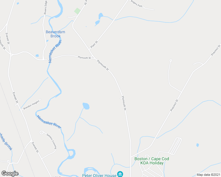 map of restaurants, bars, coffee shops, grocery stores, and more near 379 Plymouth Street in Middleborough