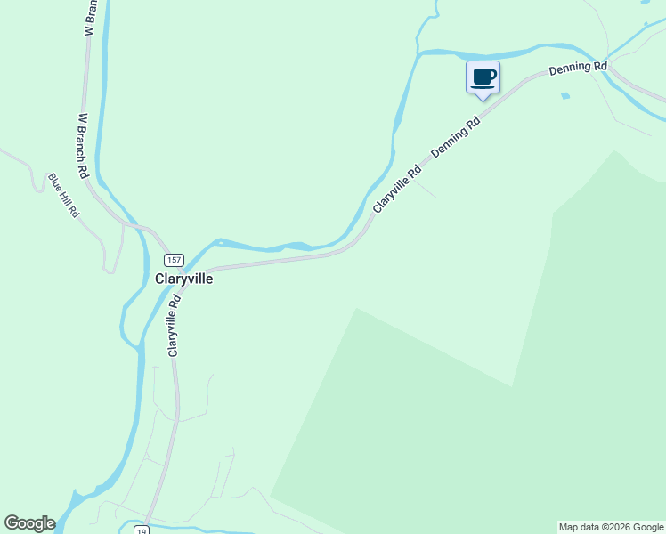 map of restaurants, bars, coffee shops, grocery stores, and more near 1050 Claryville Road in Claryville