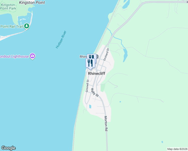 map of restaurants, bars, coffee shops, grocery stores, and more near in Rhinecliff
