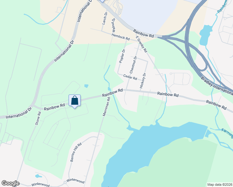 map of restaurants, bars, coffee shops, grocery stores, and more near 705 Rainbow Road in Windsor