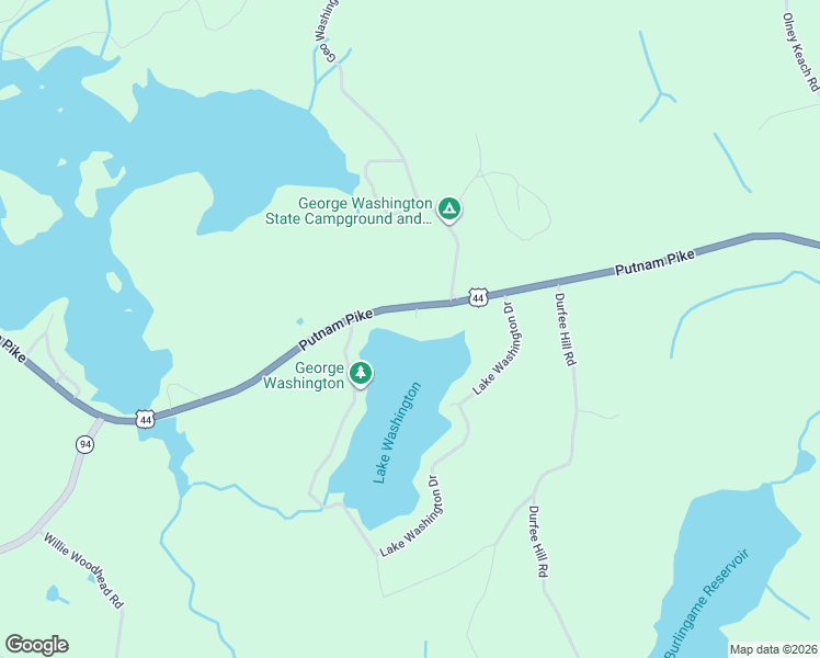 map of restaurants, bars, coffee shops, grocery stores, and more near 22 Cady Lane in Glocester
