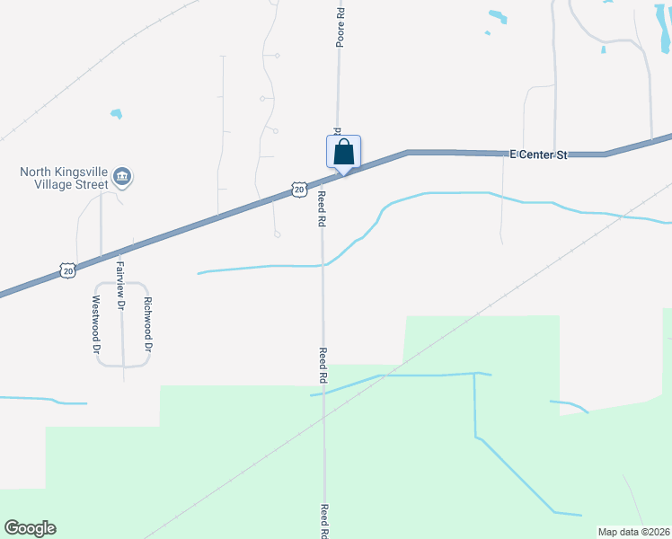 map of restaurants, bars, coffee shops, grocery stores, and more near 7056 Reed Rd in Conneaut