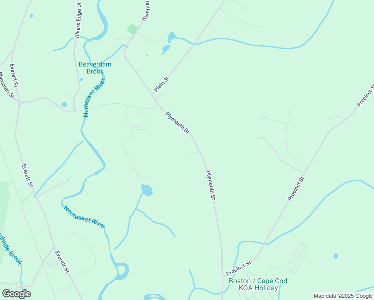 map of restaurants, bars, coffee shops, grocery stores, and more near 379 Plymouth Street in Middleborough