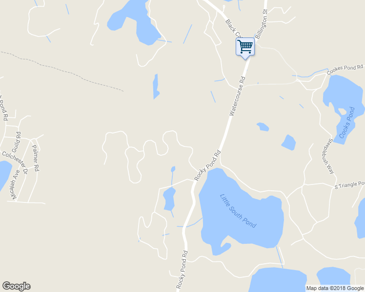 map of restaurants, bars, coffee shops, grocery stores, and more near 109 Watercourse Place in Plymouth