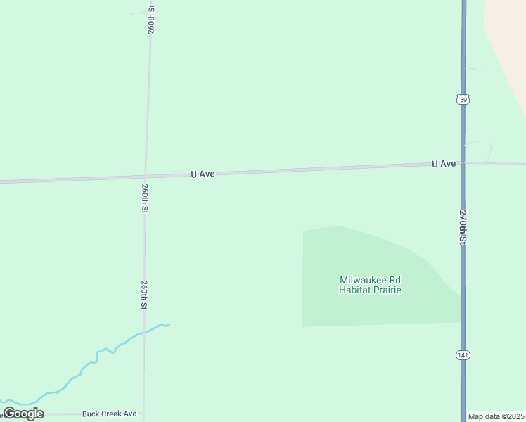 map of restaurants, bars, coffee shops, grocery stores, and more near 2629-2657 U Avenue in Denison