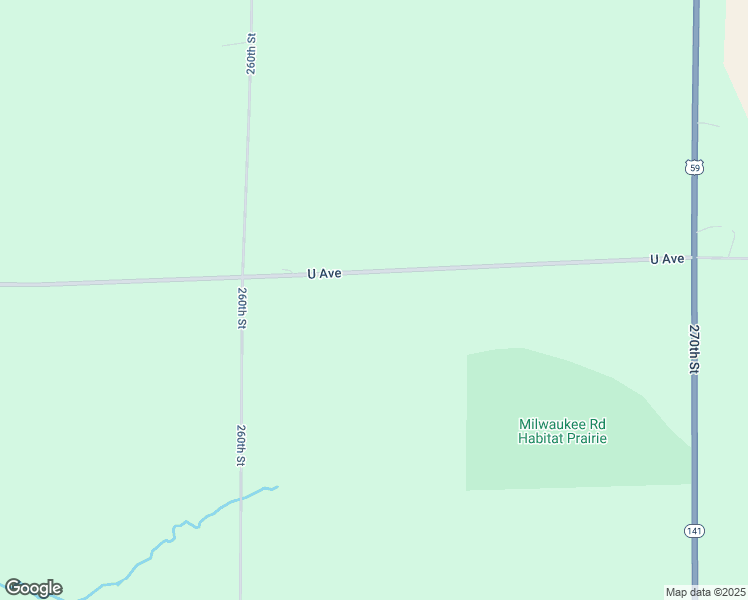 map of restaurants, bars, coffee shops, grocery stores, and more near 2629 U Avenue in Denison