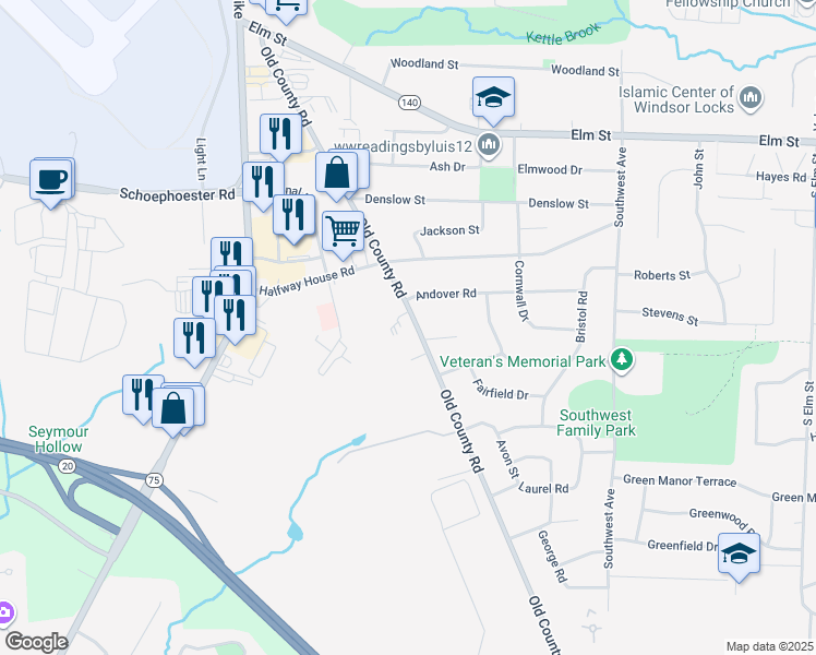 125 Old County Road, Windsor Locks CT Walk Score