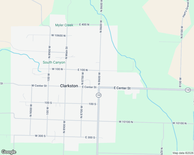 map of restaurants, bars, coffee shops, grocery stores, and more near 35 North 200 East in Clarkston