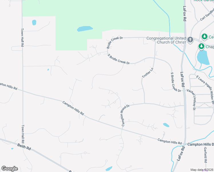 map of restaurants, bars, coffee shops, grocery stores, and more near 41W101 Saddlebrook Drive in Campton Hills