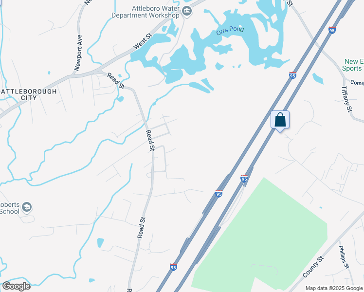 map of restaurants, bars, coffee shops, grocery stores, and more near 10 Brochu Drive in Attleboro