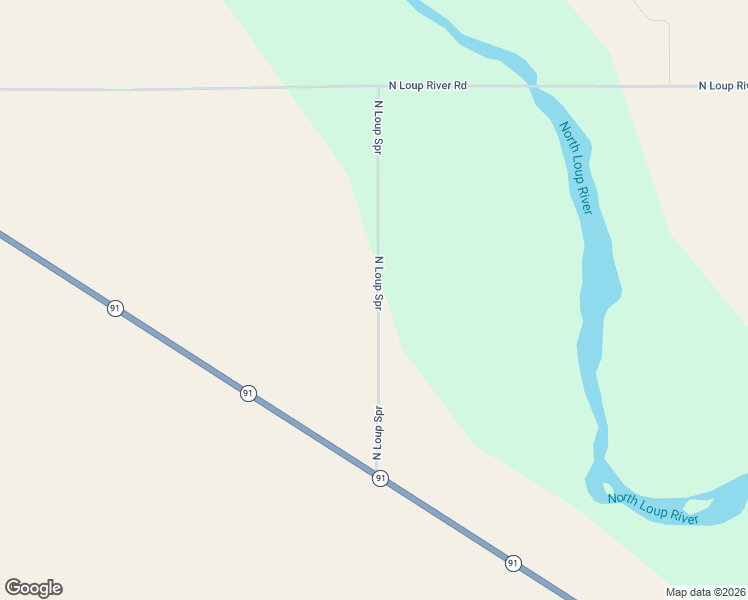 map of restaurants, bars, coffee shops, grocery stores, and more near North Loup Spr in Brewster