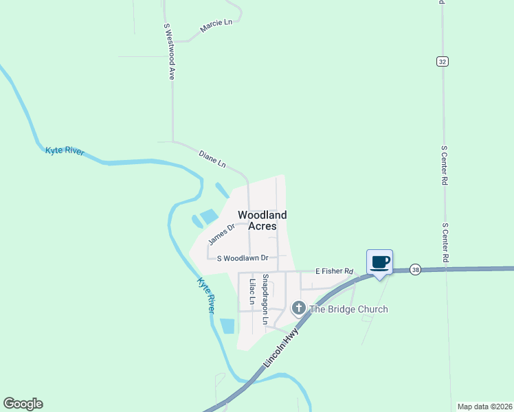 map of restaurants, bars, coffee shops, grocery stores, and more near 6764 Joanne Avenue in Rochelle