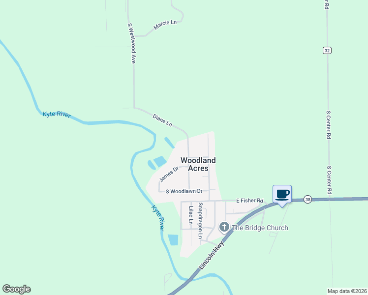 map of restaurants, bars, coffee shops, grocery stores, and more near 6764 Joanne Avenue in Rochelle