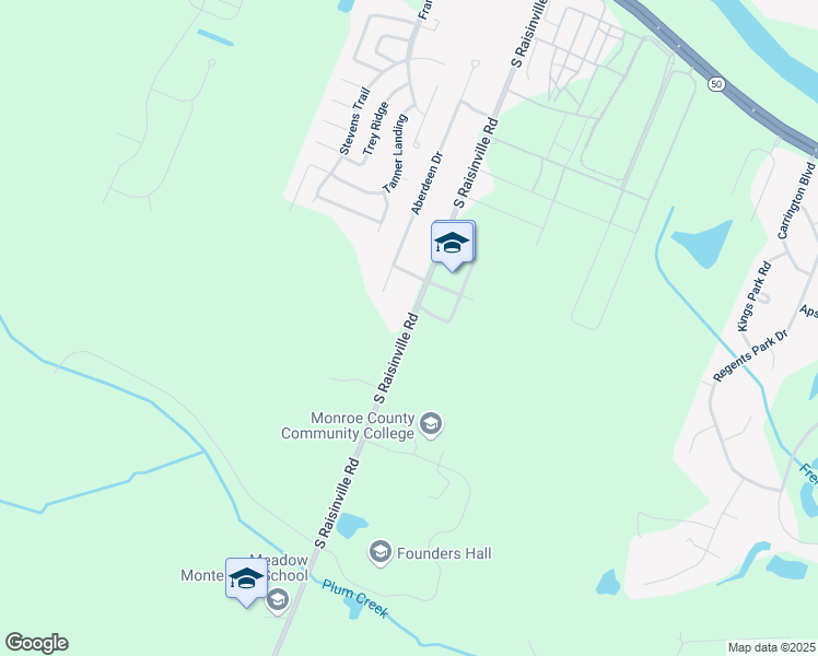 map of restaurants, bars, coffee shops, grocery stores, and more near 1101 South Raisinville Road in Monroe