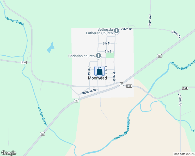 map of restaurants, bars, coffee shops, grocery stores, and more near in Moorhead