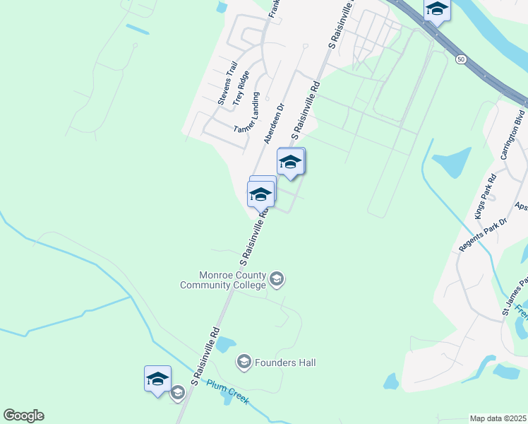 map of restaurants, bars, coffee shops, grocery stores, and more near 1091 South Raisinville Road in Monroe
