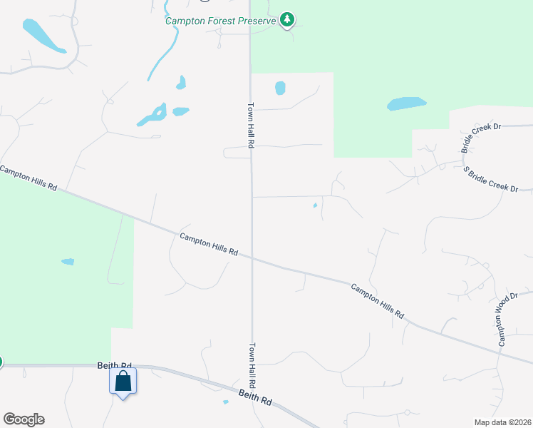 map of restaurants, bars, coffee shops, grocery stores, and more near 3N805 Town Hall Road in St. Charles