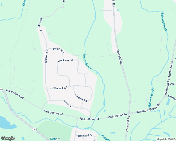 map of restaurants, bars, coffee shops, grocery stores, and more near 3 Brookfield Drive in Ellington