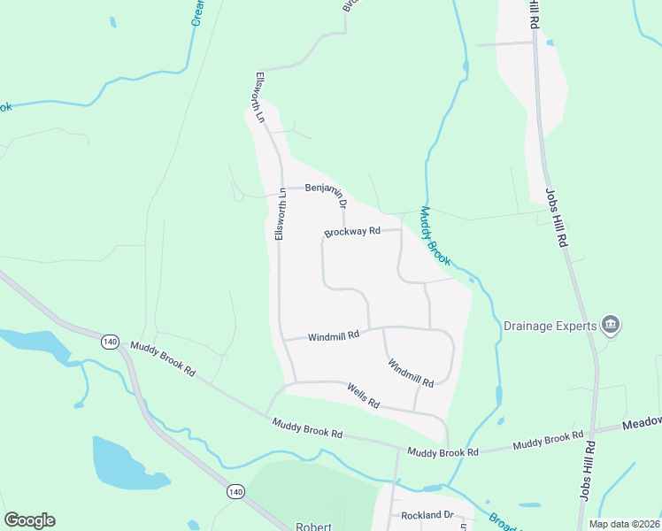 map of restaurants, bars, coffee shops, grocery stores, and more near 11 Brockway Road in Ellington