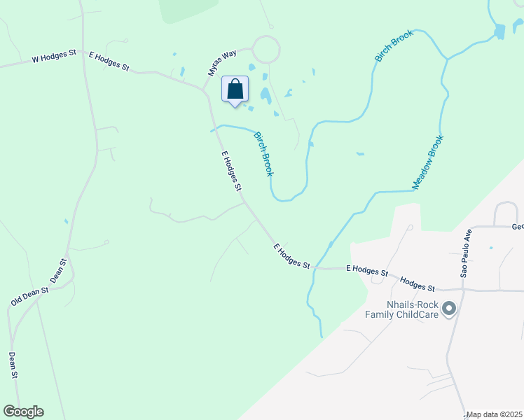map of restaurants, bars, coffee shops, grocery stores, and more near 90 East Hodges Street in Taunton