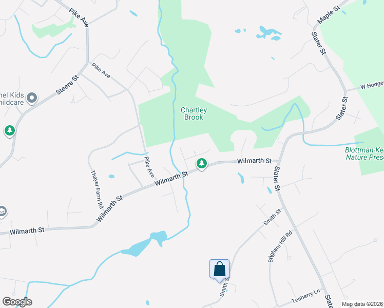 map of restaurants, bars, coffee shops, grocery stores, and more near 14 Heritage Drive in Attleboro