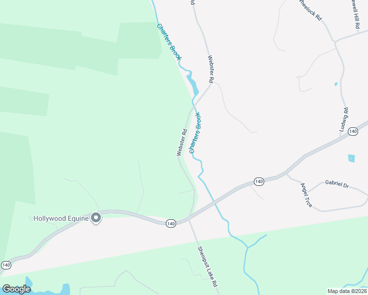 map of restaurants, bars, coffee shops, grocery stores, and more near 39 Webster Road in Ellington