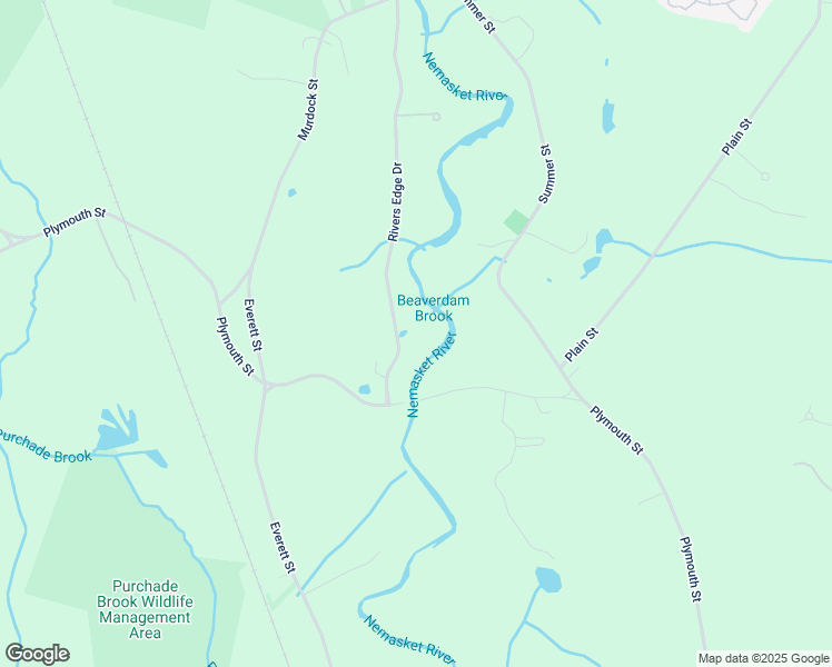 map of restaurants, bars, coffee shops, grocery stores, and more near 104 Rivers Edge Drive in Middleborough
